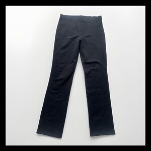 QUINCE Black Ultra Stretch Ponte Straight Leg Pants Sz L Tall P74